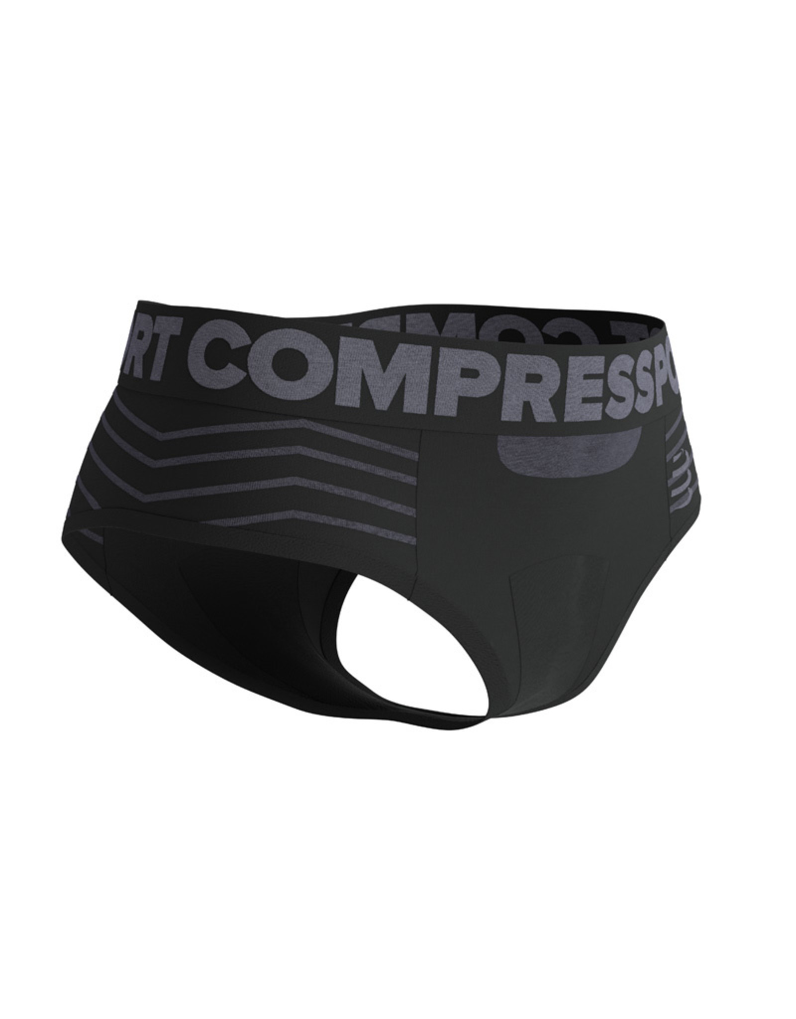 Compressport Seamless Boxer - Femme - Black/Grey
