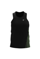 Compressport Performance Singlet W - Dames - Black/Paradise Green