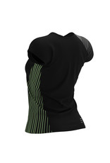 Compressport Performance SS Tshirt W - Femme - Black/Paradise Green