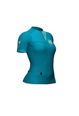 Compressport Trail Postural SS Top W - Femme - Enamel/Paradise Green