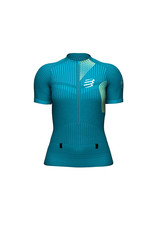 Compressport Trail Postural SS Top W - Femme - Enamel/Paradise Green