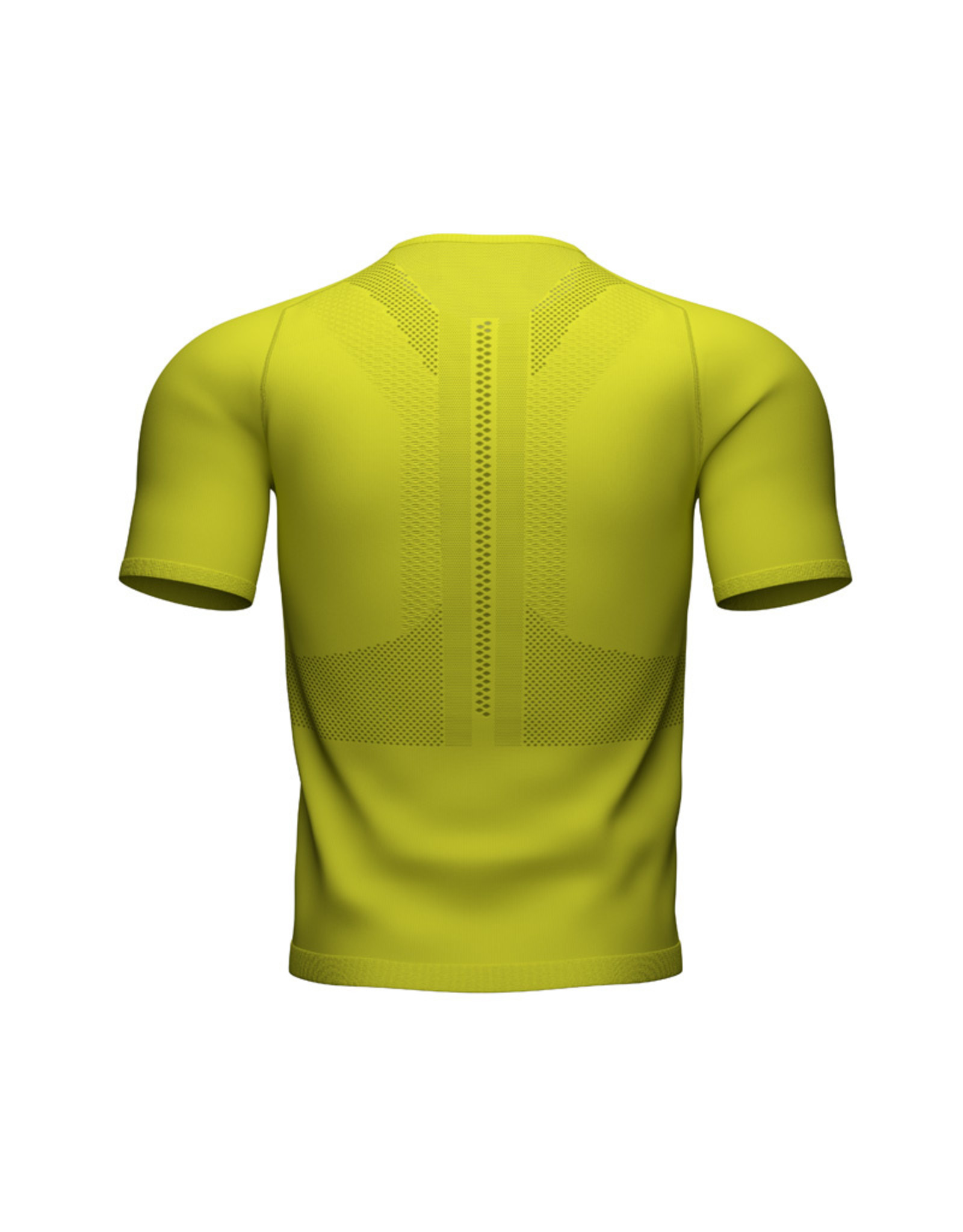 Compressport Trail Half-Zip Fitted SS Top - Homme - Primerose