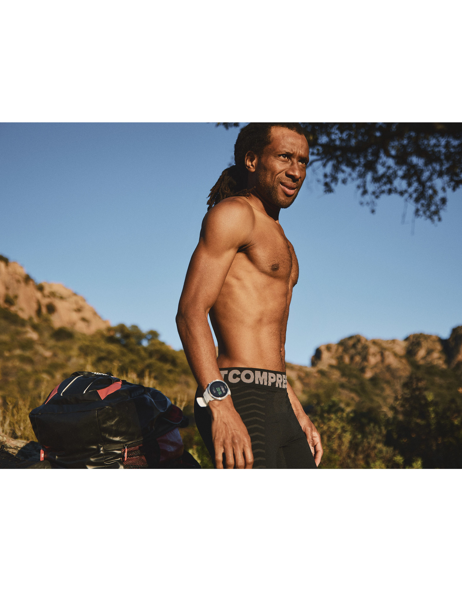 Compressport Seamless Boxer - Homme - Black/Grey