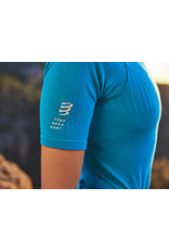 Compressport Trail Postural SS Top W - Femme - Enamel/Paradise Green