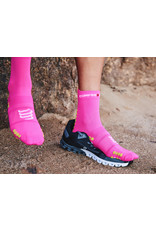 Compressport Pro Racing Socks v4.0 Run High - Fluo Pink/Primerose