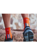 Compressport Pro Racing Socks v4.0 Run High - Orangeade/Fjord Blue