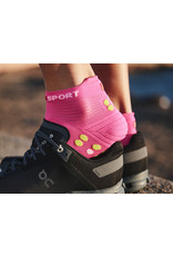 Compressport Pro Racing Socks v4.0 Run Low - Fluo Pink/Primerose