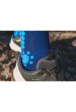 Compressport Pro Racing Socks v4.0 Trail - Sodalite/Fluo Blue