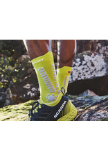 Compressport Pro Racing Socks v4.0 Trail - Primerose/Alloy