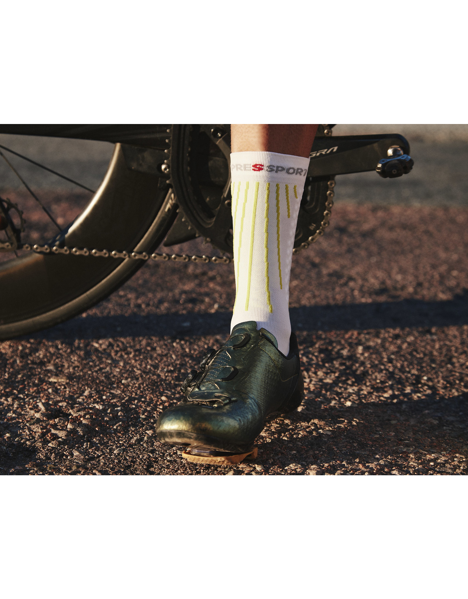 Compressport Aero Socks - White/Lime