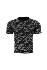 Compressport Training SS Tshirt M Camo Premium - Black Camo