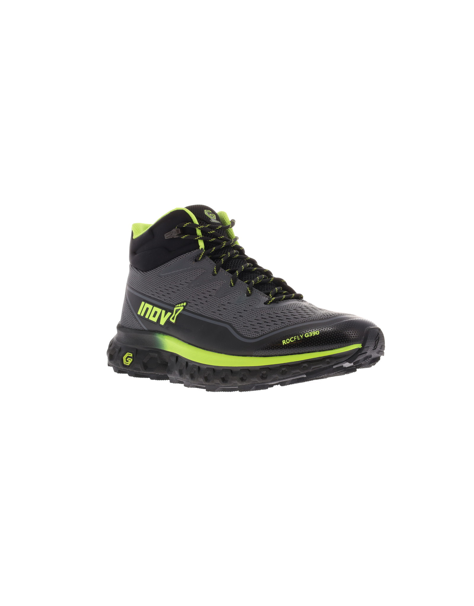 Inov-8 RocFly G 390 - Heren - Gris/Noir/Jaune