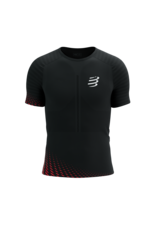 Compressport Racing SS Tshirt M - Black/High Risk Red