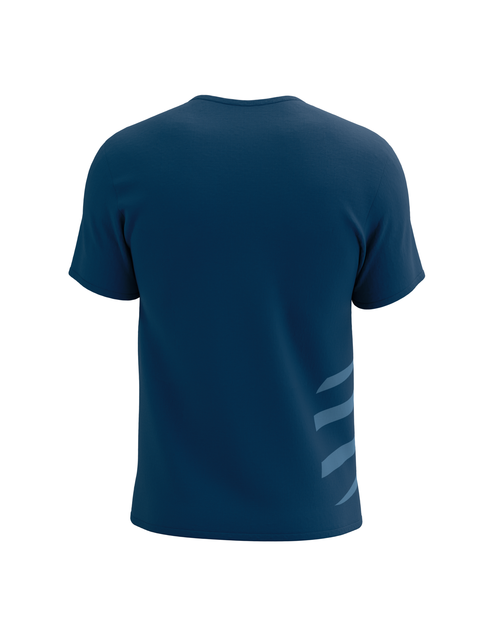 Compressport Logo SS Tshirt M - Estate Blue/Pacific Coast