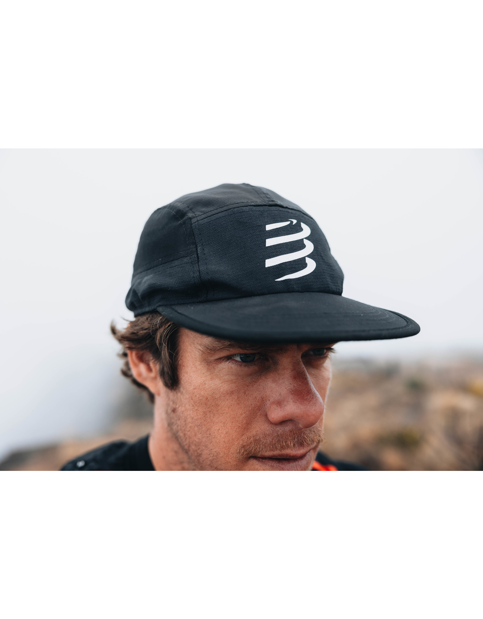 Compressport 5 Panel Light Cap - Black