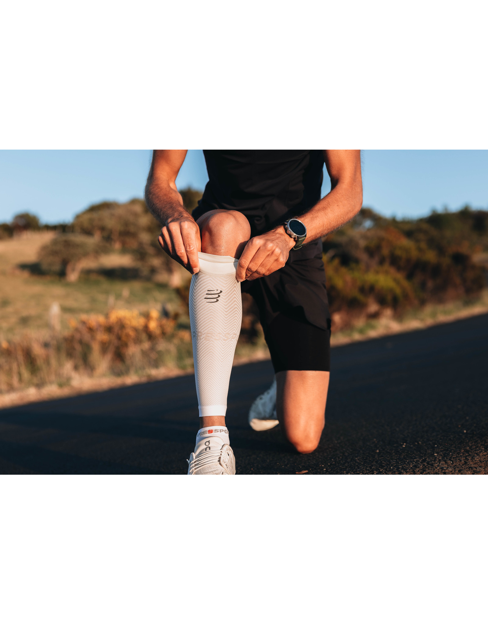 Compressport R2 Oxygen - White/Neble Grey