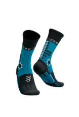 Compressport Pro Racing Socks Winter Trail - Mosaic Blue/Black