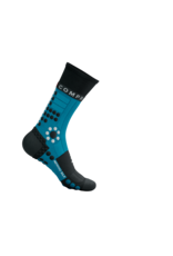 Compressport Pro Racing Socks Winter Trail - Mosaic Blue/Black