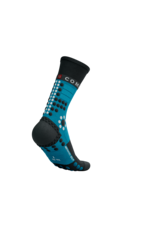 Compressport Pro Racing Socks Winter Trail - Mosaic Blue/Black