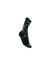 Compressport Pro Racing Socks v4.0 Run High Flash - Black/Fluo Yellow