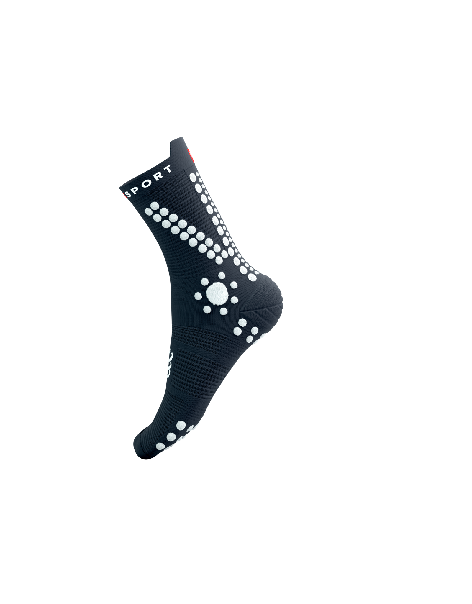 Compressport Pro Racing Socks v4.0 Trail - Magnet/White