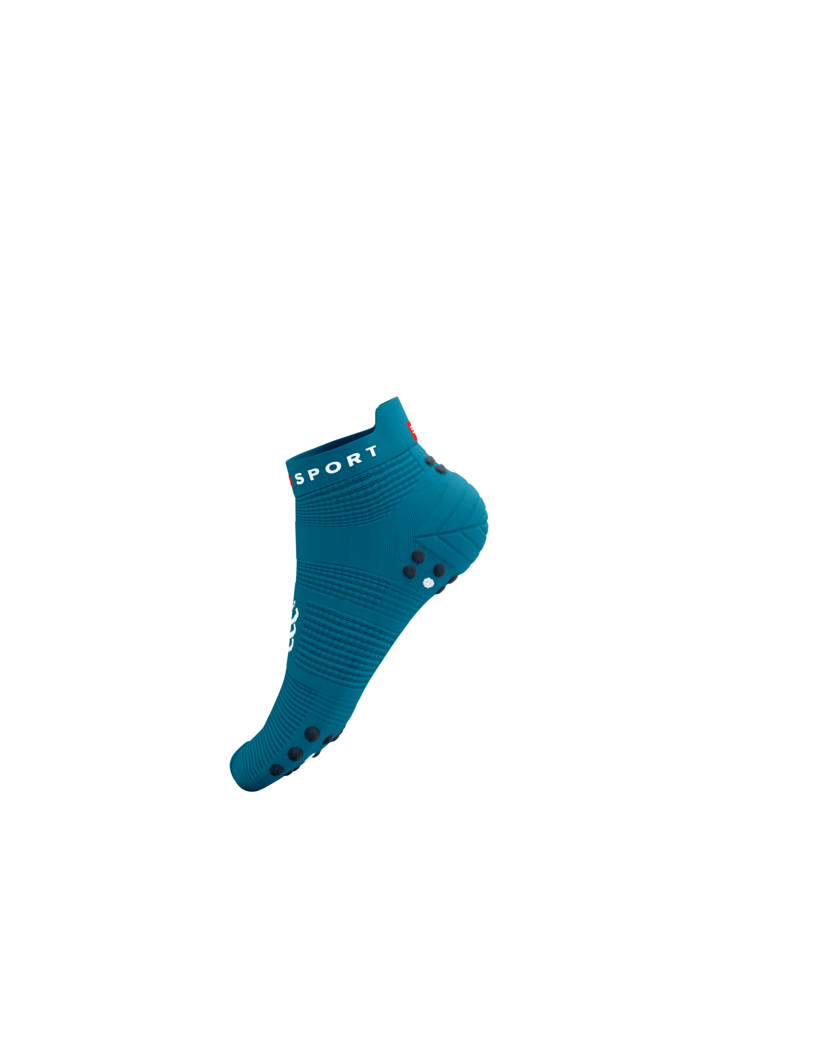 Compressport Pro Racing Socks v4.0 Run Low - Mosaic Blue/Magnet
