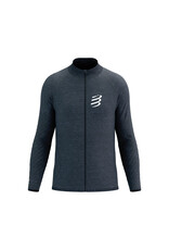 Compressport Seamless Zip Sweatshirt - Mood Indigo Melange