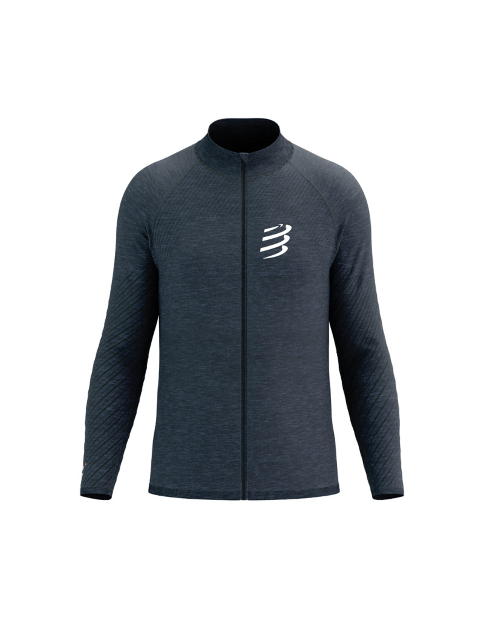 Compressport Seamless Zip Sweatshirt - Mood Indigo Melange