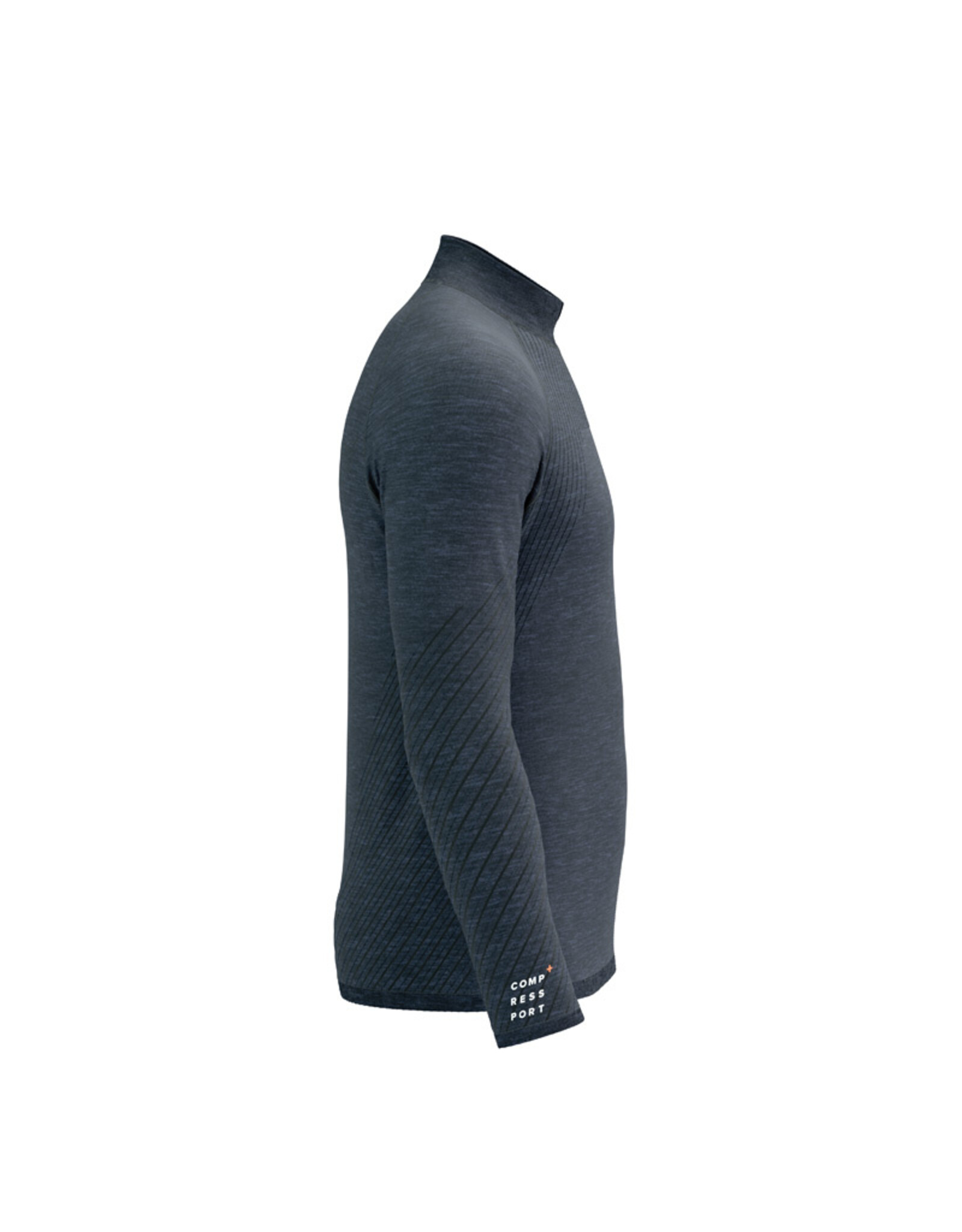 Compressport Seamless Zip Sweatshirt - Mood Indigo Melange