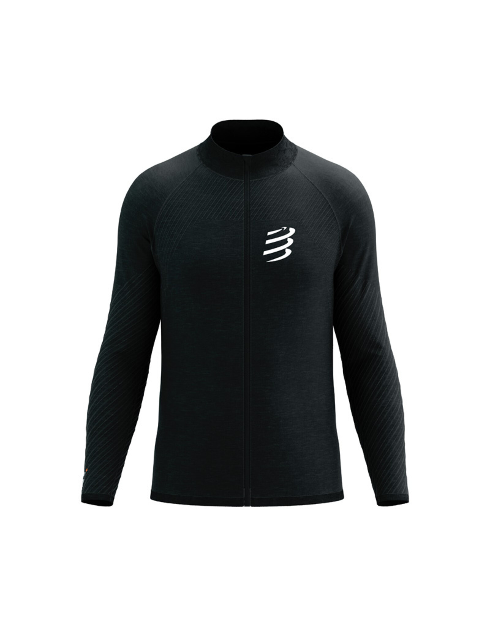 Compressport Seamless Zip Sweatshirt - Black Melange