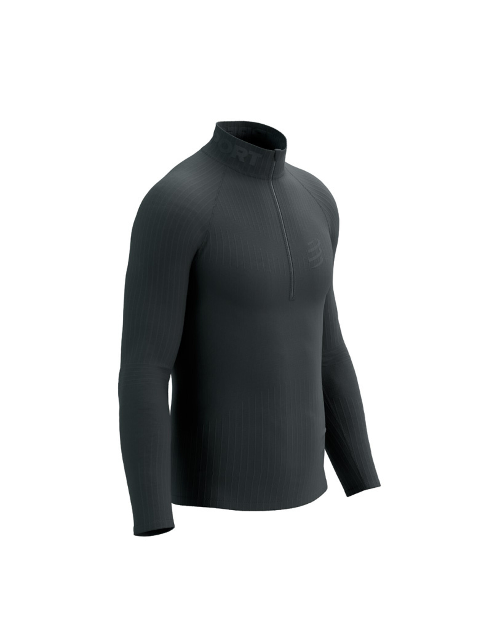 Compressport 3D Thermo HZ LS Top - Black