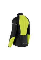 Compressport Hurricane Windproof Jacket Flash M - Black / Fluo Yellow