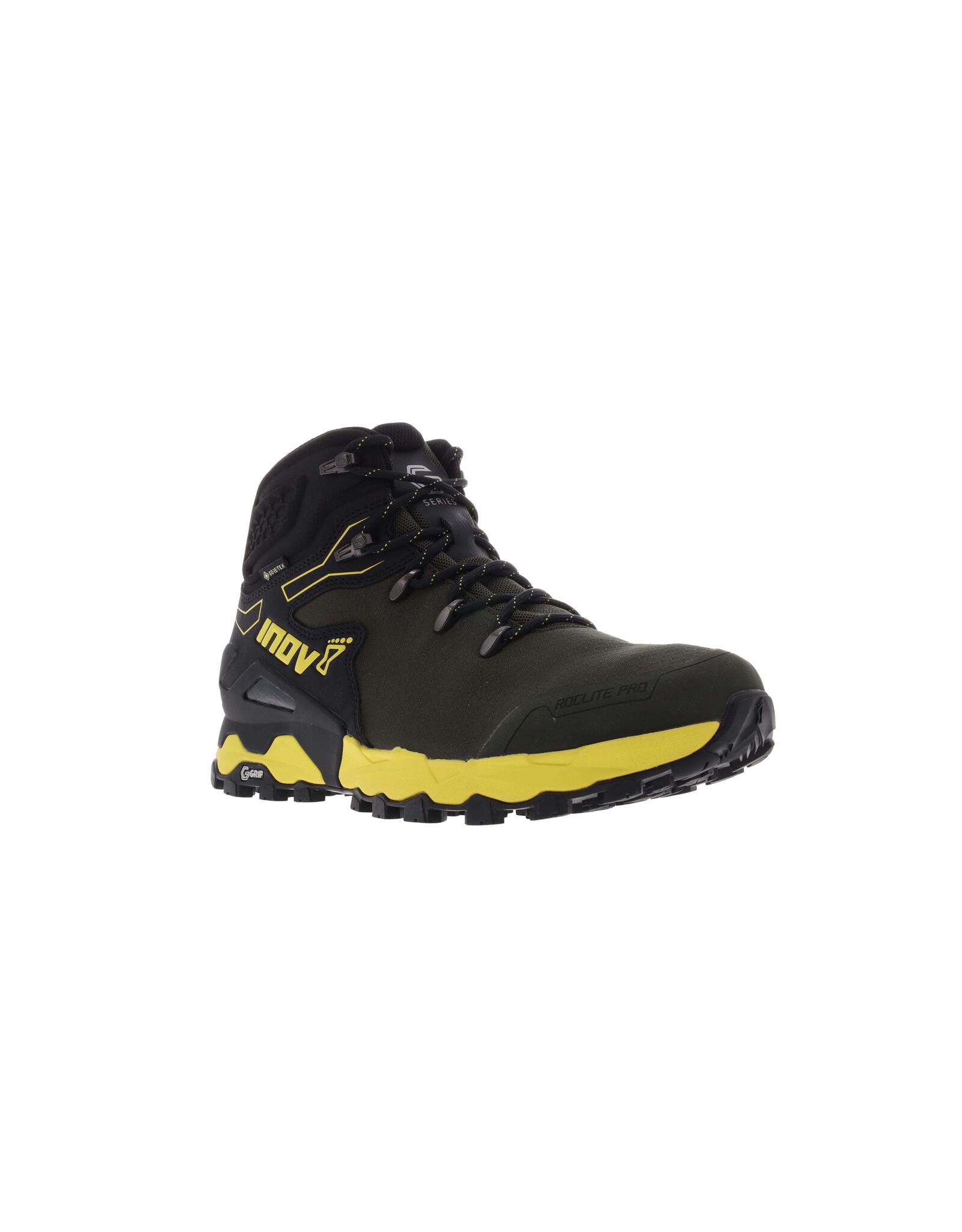 Inov-8 Roclite Pro G 400 GTX V2 - Homme - Olive/Black/Yellow