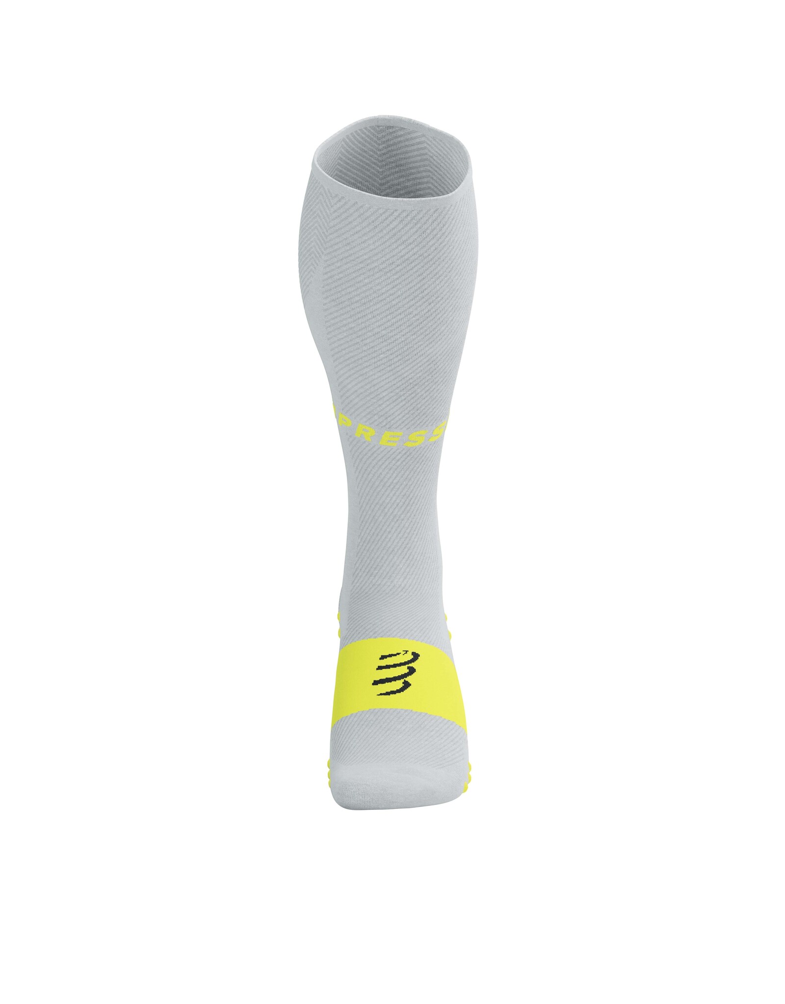 Compressport Full Socks Oxygen - Safety Yellow/White/Black