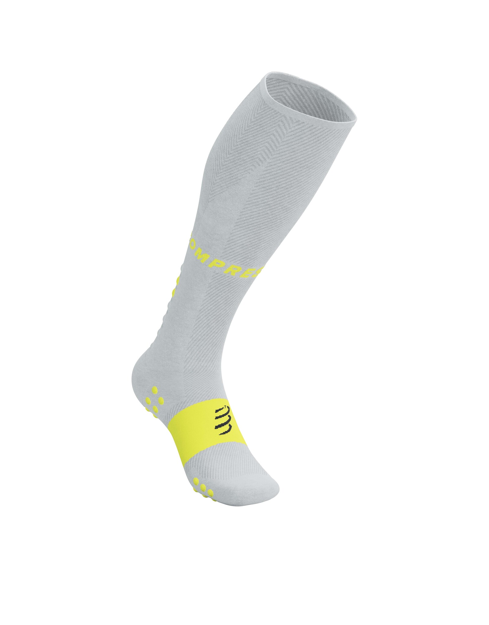 Compressport Full Socks Oxygen - Safety Yellow/White/Black