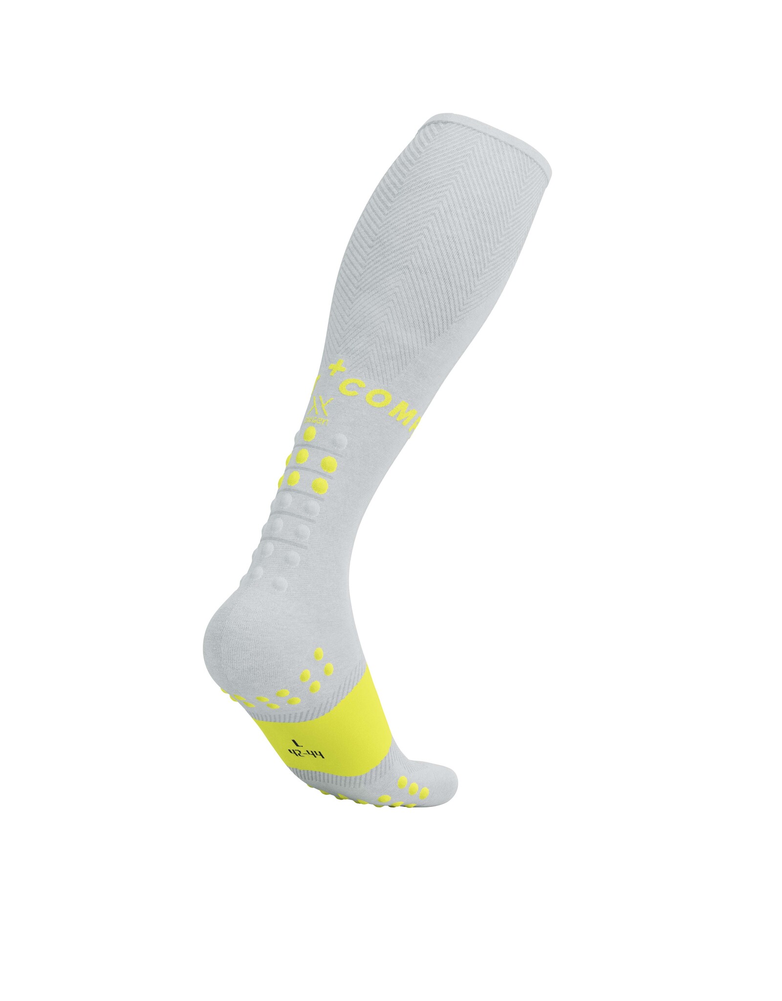 Compressport Full Socks Oxygen - Safety Yellow/White/Black