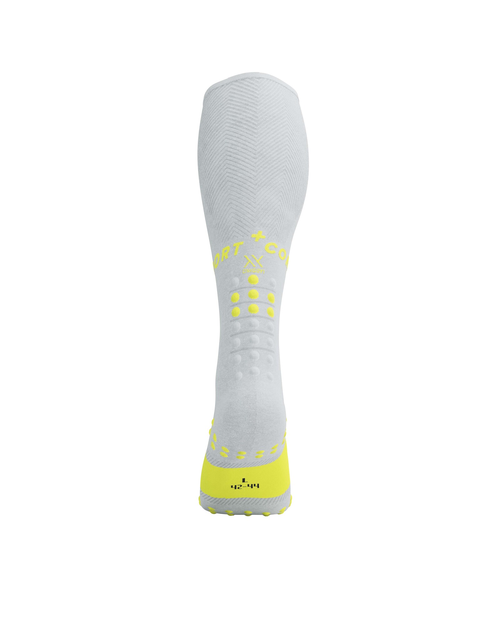 Compressport Full Socks Oxygen - Safety Yellow/White/Black