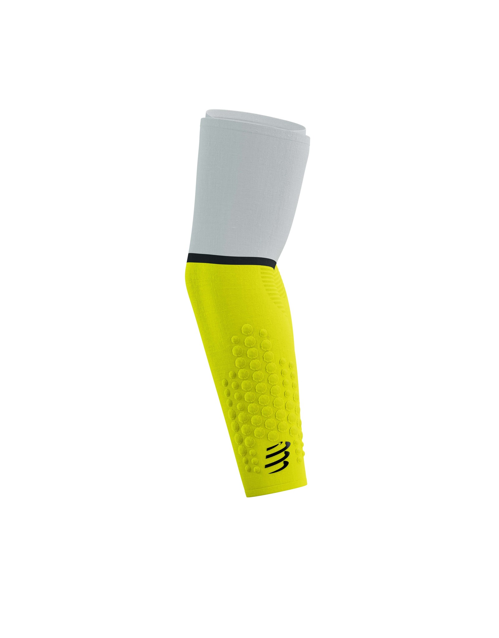 Compressport ArmForce Ultralight - White/Safety Yellow