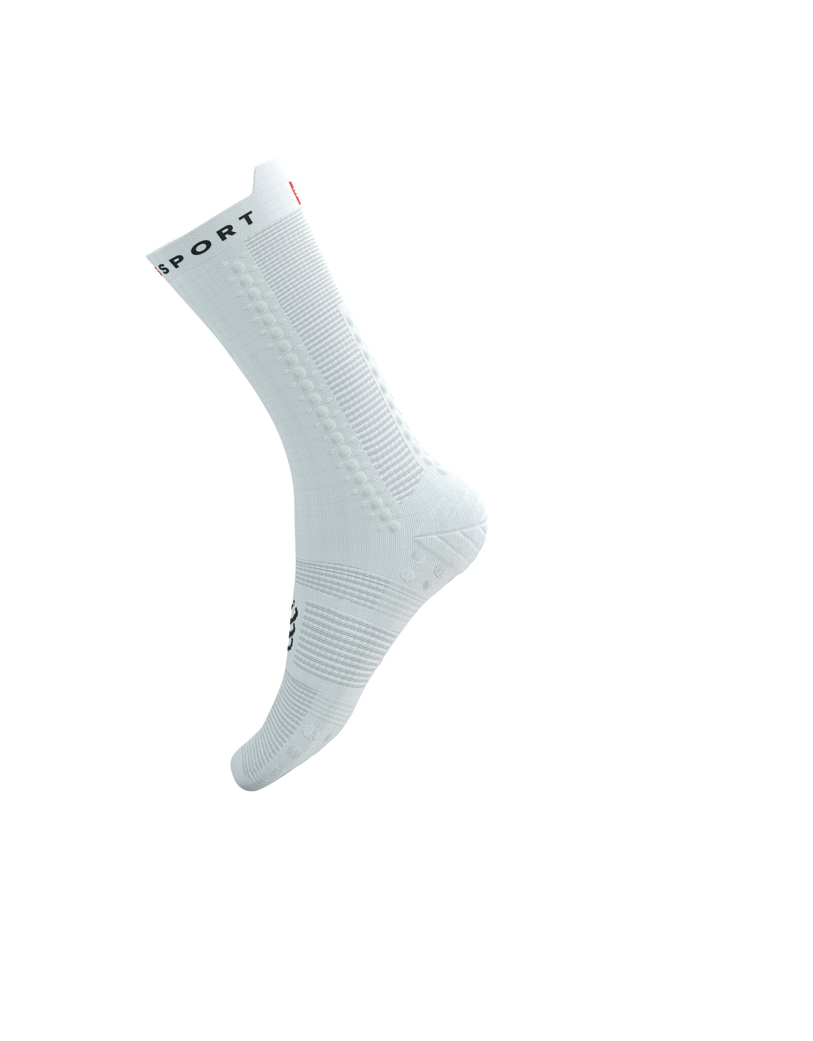 Compressport Pro Racing Socks v4.0 Bike - White/Black