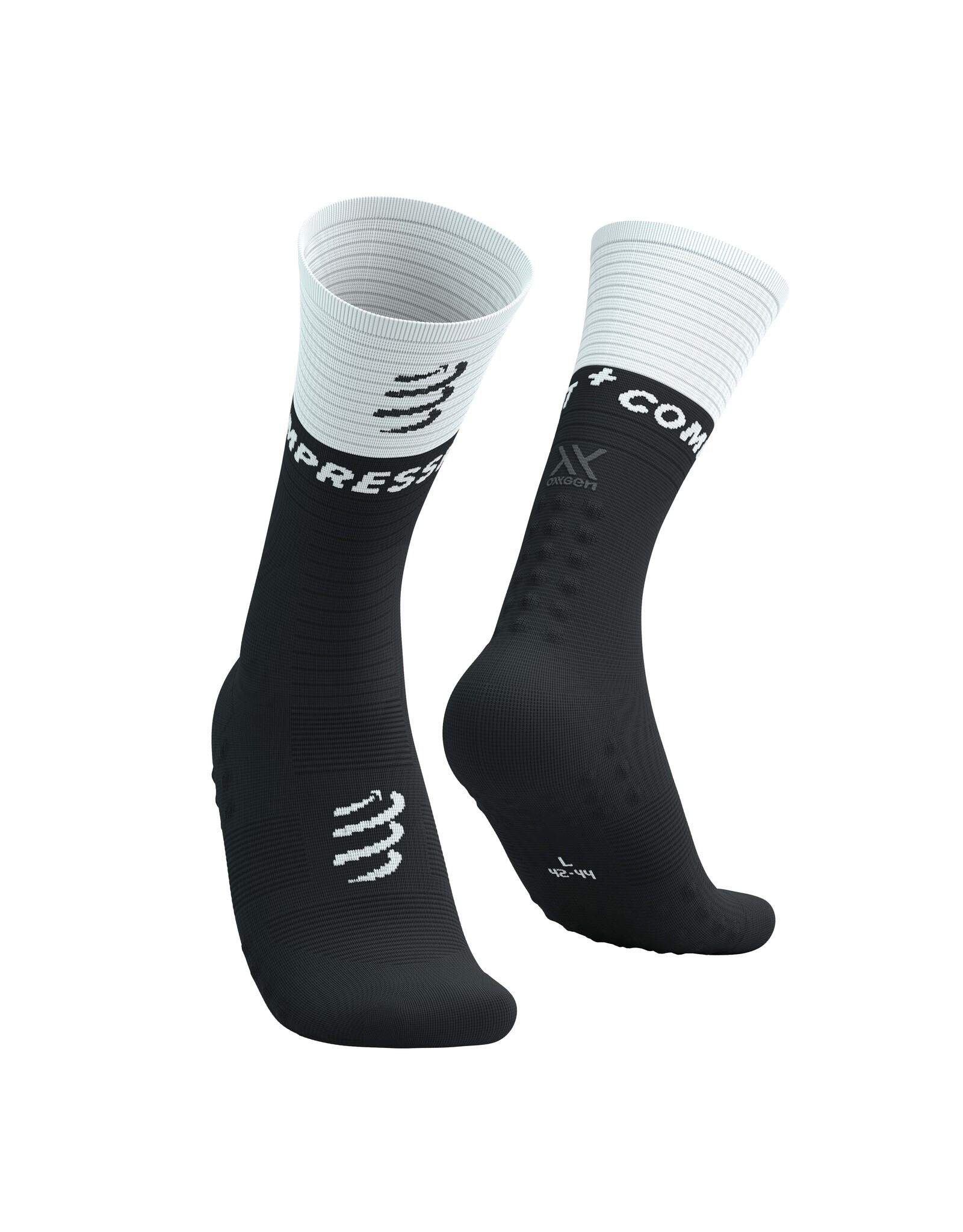 Compressport Mid Compression Socks V2.0 - Black/White