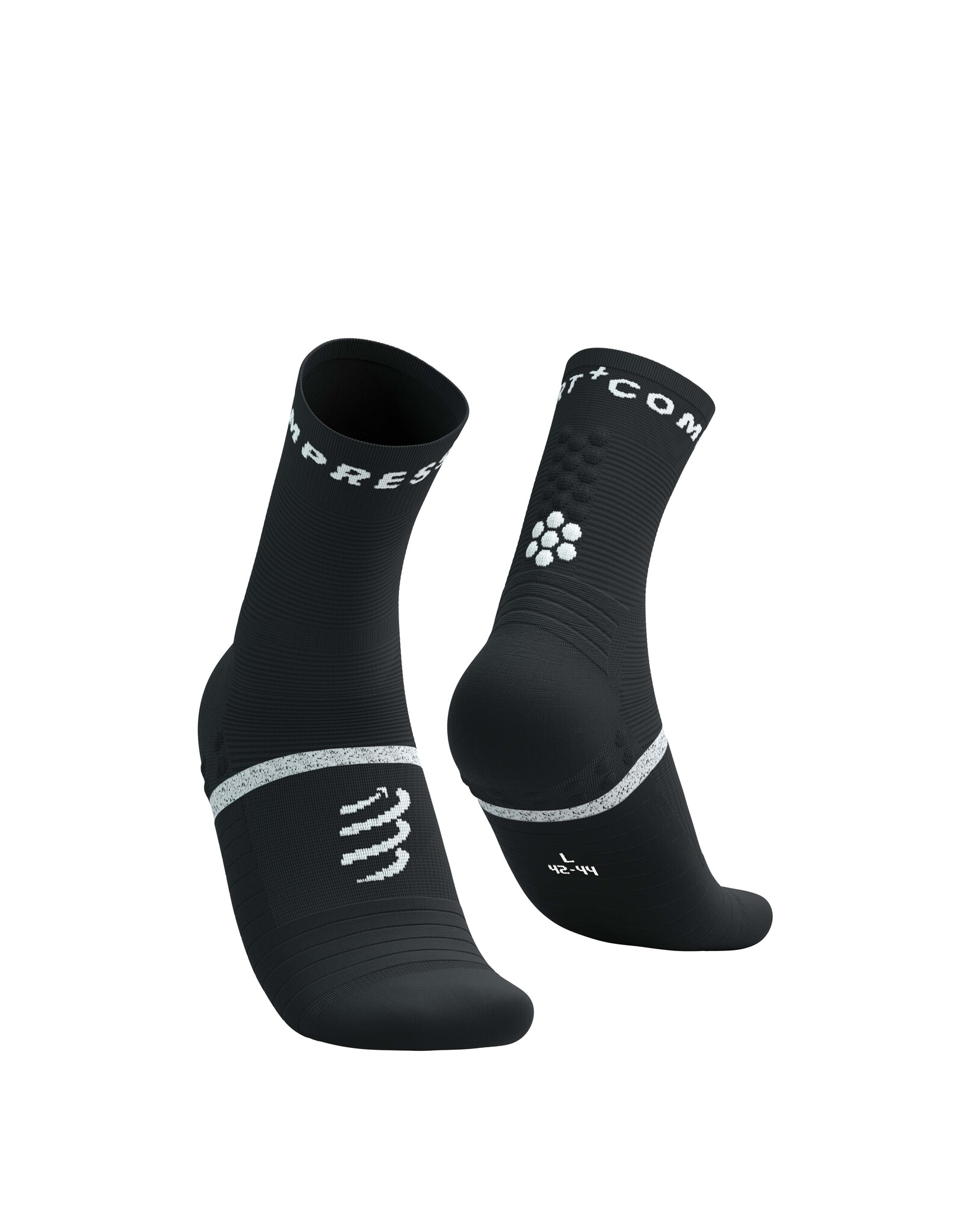 Compressport Pro Marathon Socks V2.0 - Black/White