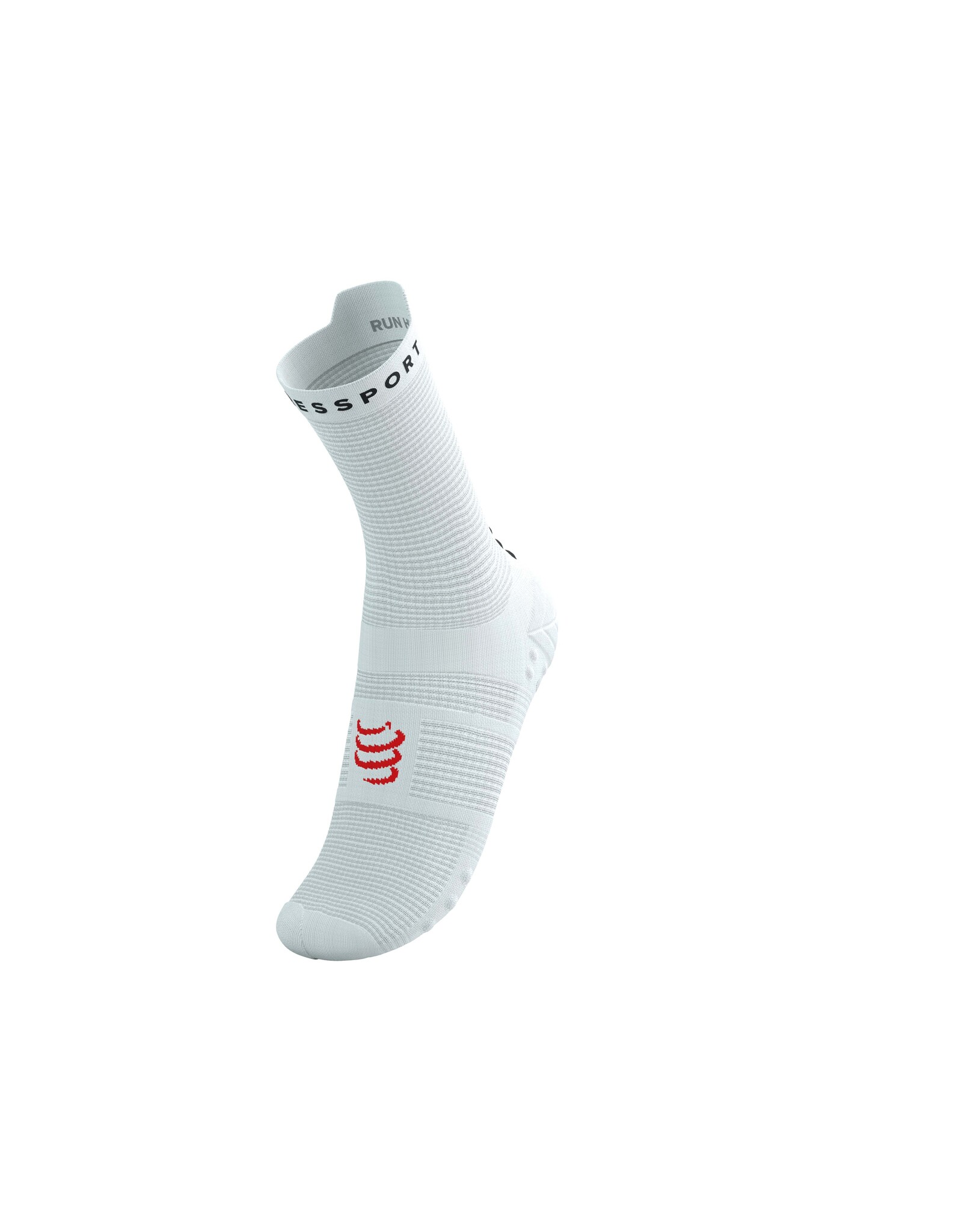 Compressport Pro Racing Socks v4.0 Run High - White/Black/Core Red