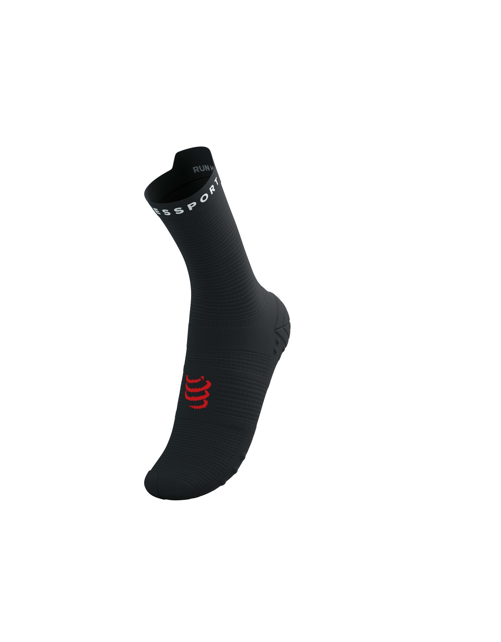 Compressport Pro Racing Socks v4.0 Run High - Black/White/Core Red