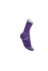 Compressport Pro Racing Socks v4.0 Run High - Royal Lilac/White