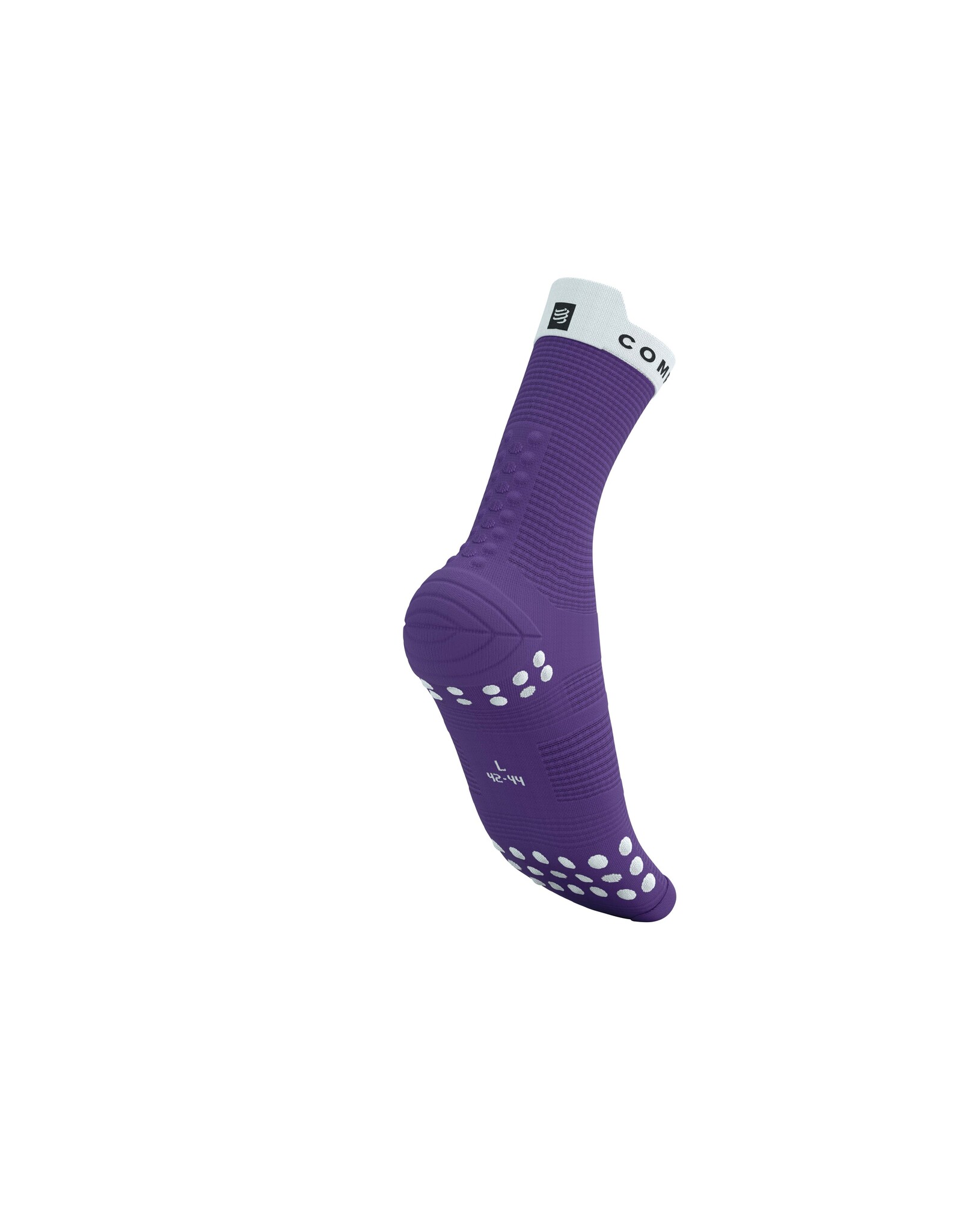 Compressport Pro Racing Socks v4.0 Run High - Royal Lilac/White