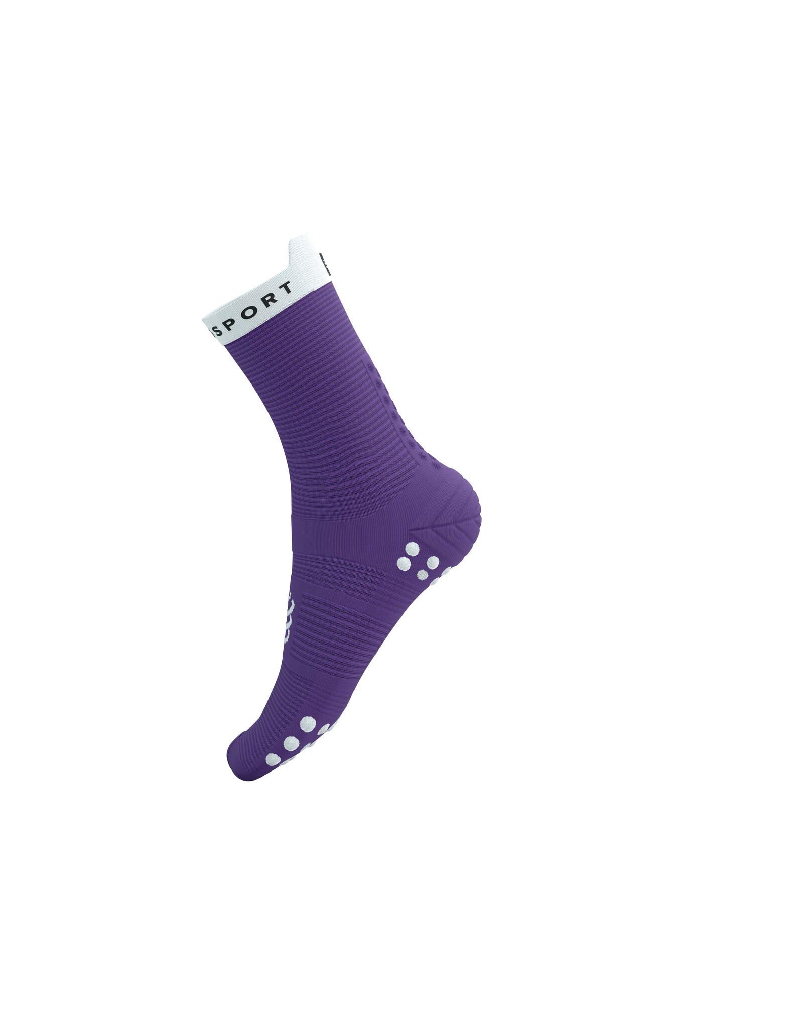 Compressport Pro Racing Socks v4.0 Run High - Royal Lilac/White