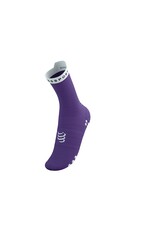 Compressport Pro Racing Socks v4.0 Run High - Royal Lilac/White