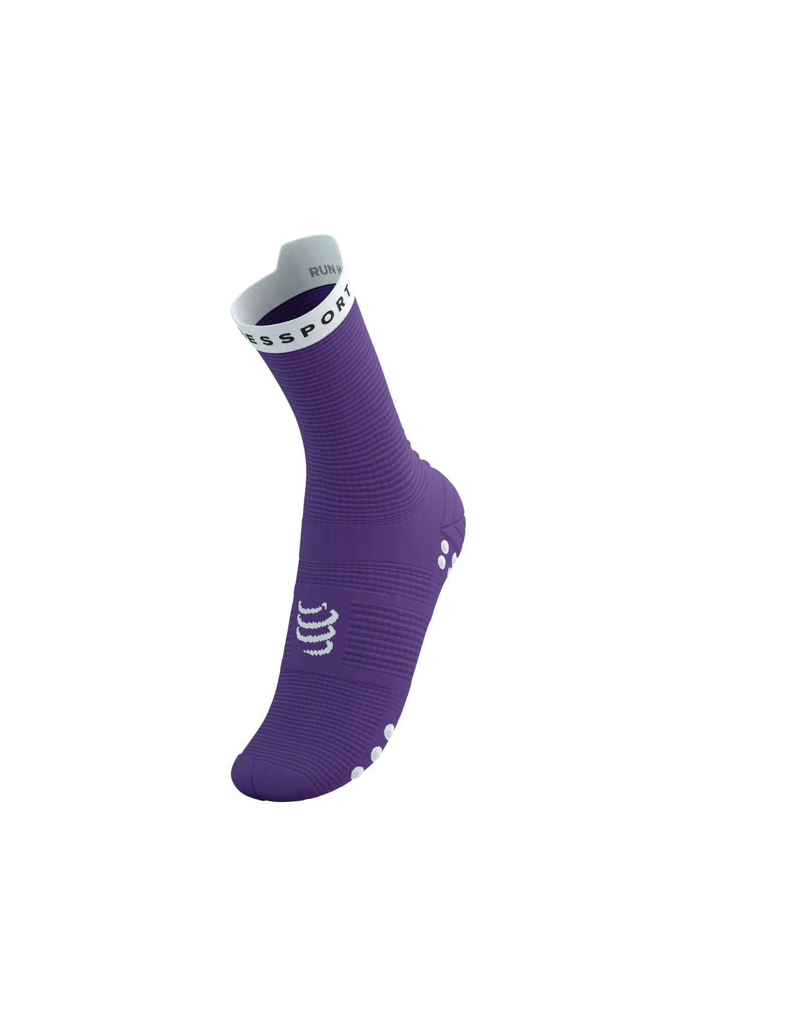 Compressport Pro Racing Socks v4.0 Run High - Royal Lilac/White