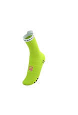 Compressport Pro Racing Socks v4.0 Run High - Safety Yellow/White/Black/Neon Pink