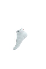 Compressport Pro Racing Socks v4.0 Run Low - White/Black